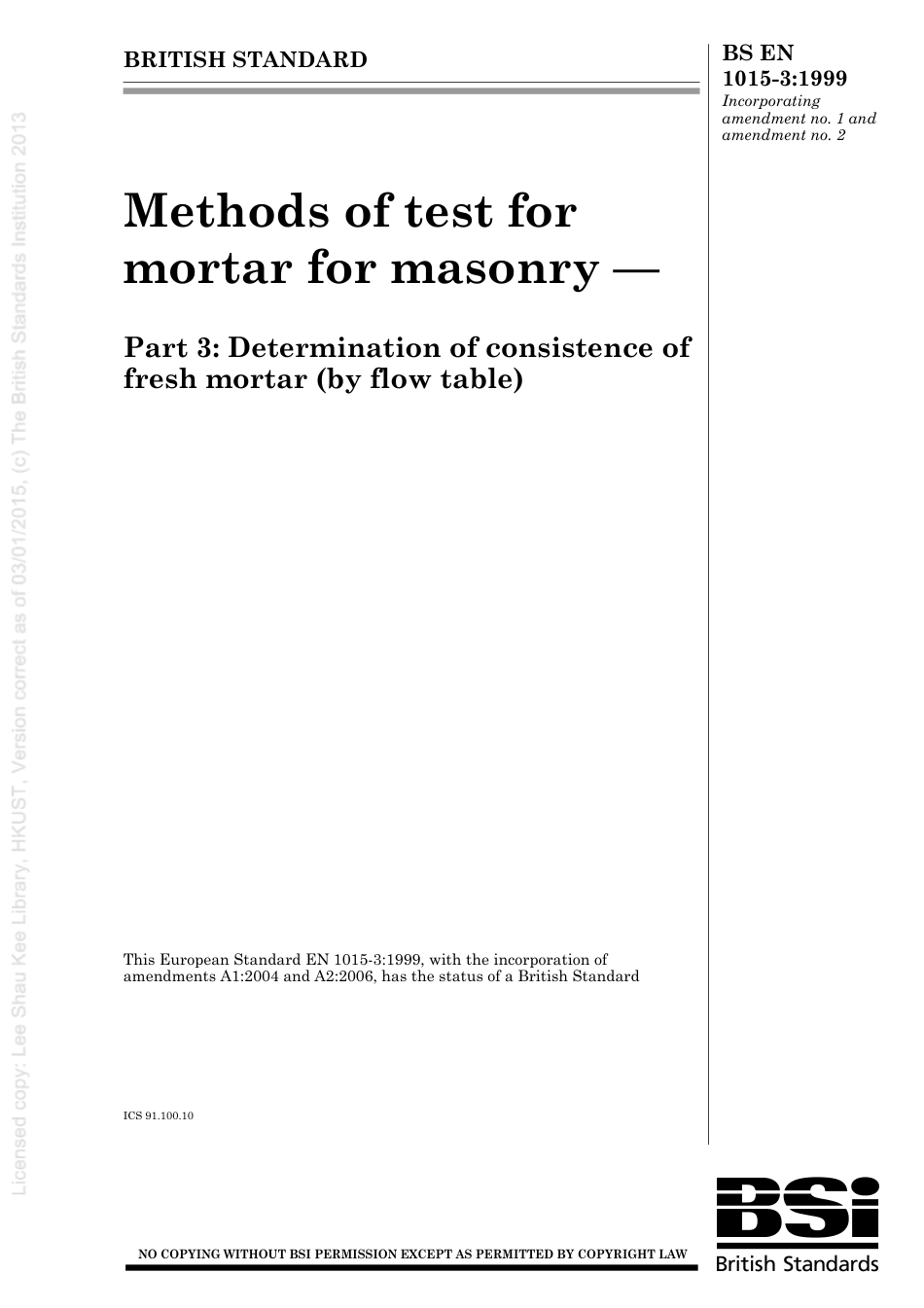 BS EN 01015-3-1999 (2007).pdf_第1页