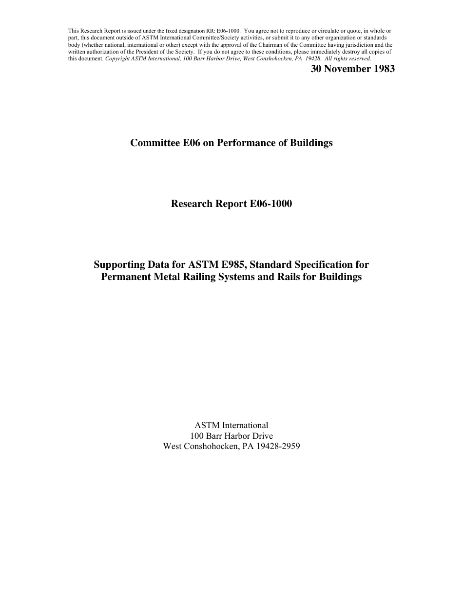 ASTM RR-E06-1000 1985.pdf_第1页