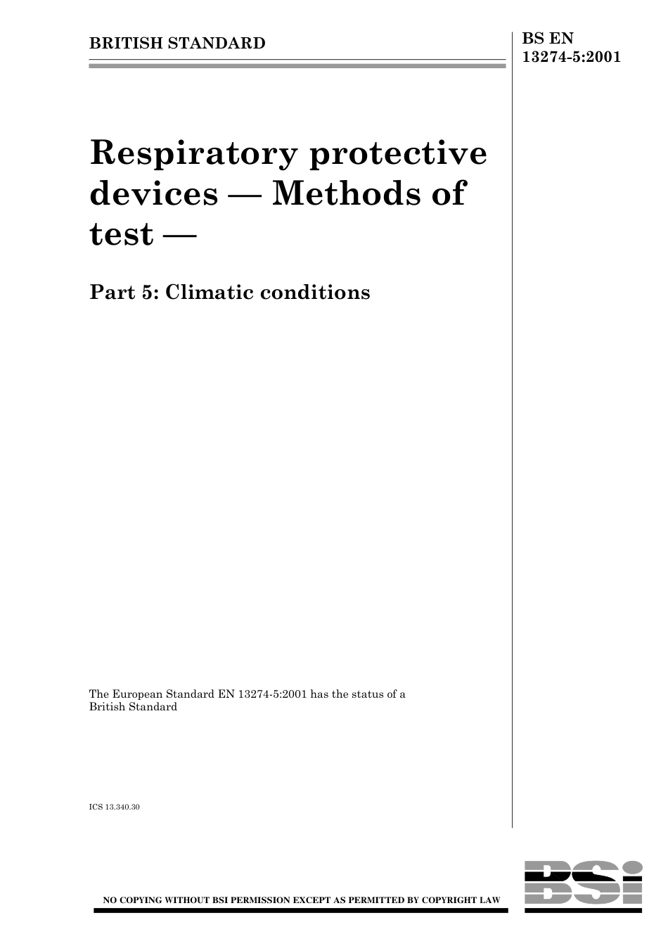 BS EN 13274-5-2001.pdf_第1页