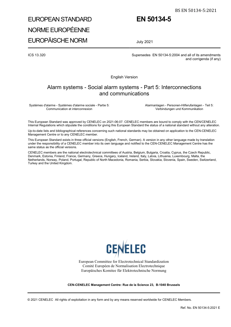 BS EN 50134-5-2021.pdf_第3页