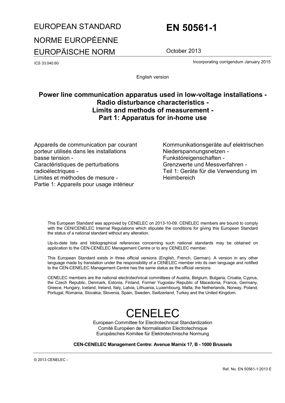 BS EN 50561-1-2013 (2015).pdf_第3页