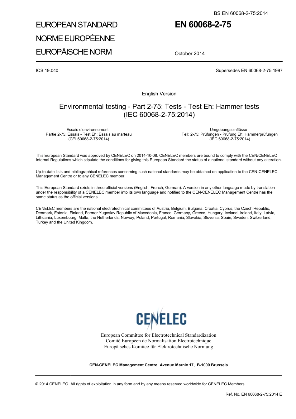 BS EN 60068-2-75-2014.pdf_第3页