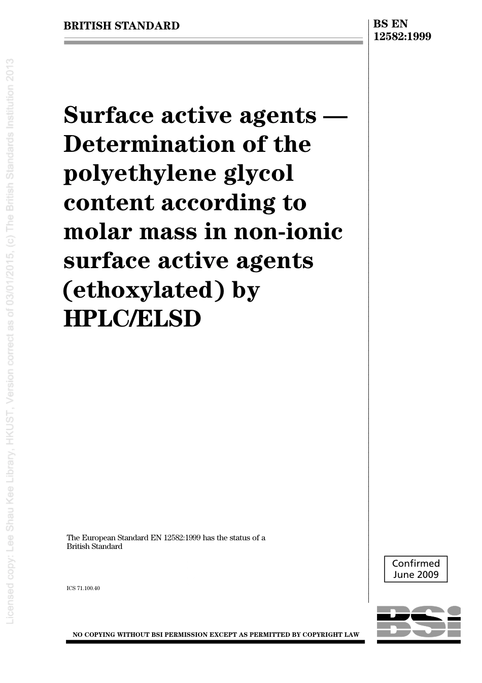 BS EN 12582-1999 (2009).pdf_第1页