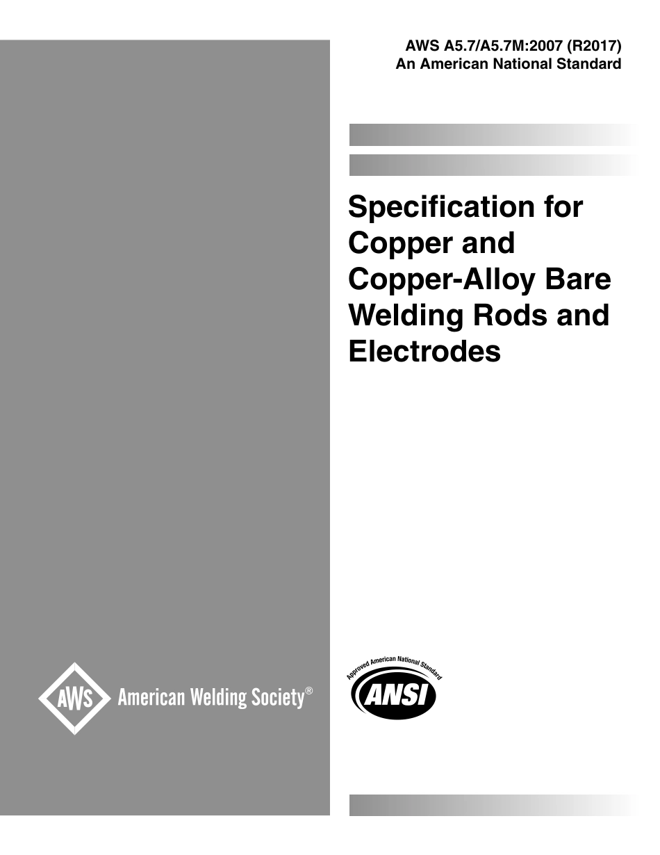 AWS A5.7 - A5.7M-2007 (2017).pdf_第1页