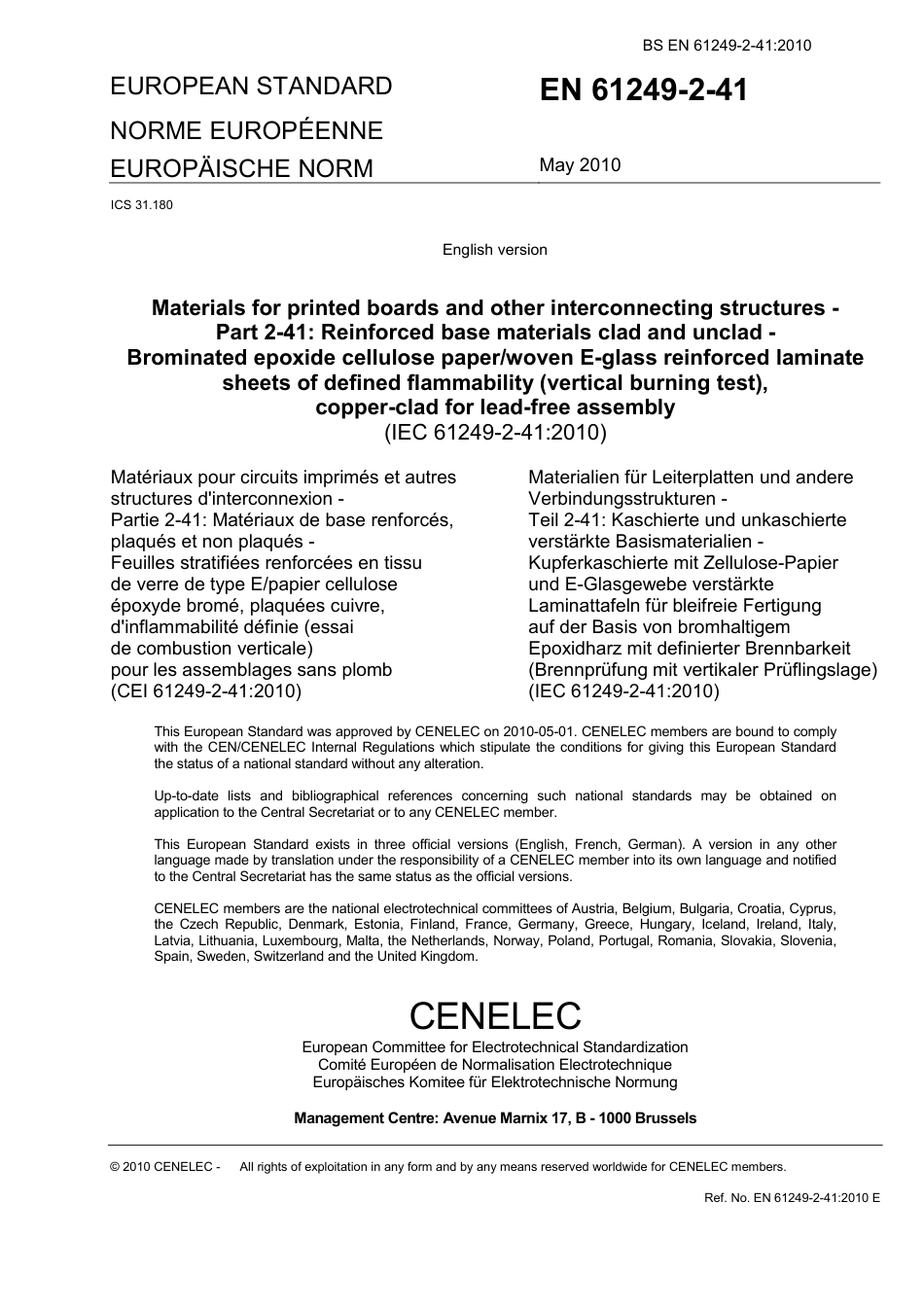 BS EN 61249-2-41-2010.pdf_第3页