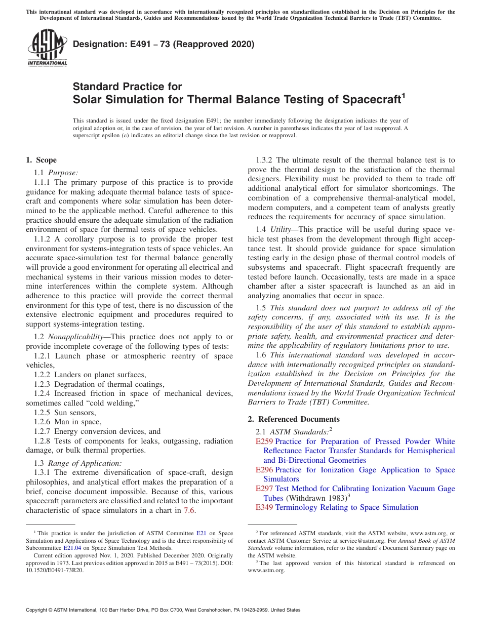 ASTM E491 - 73 (2020).pdf_第1页