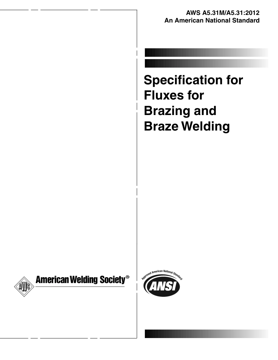 AWS A5.31M - A5.31-2012.pdf_第1页