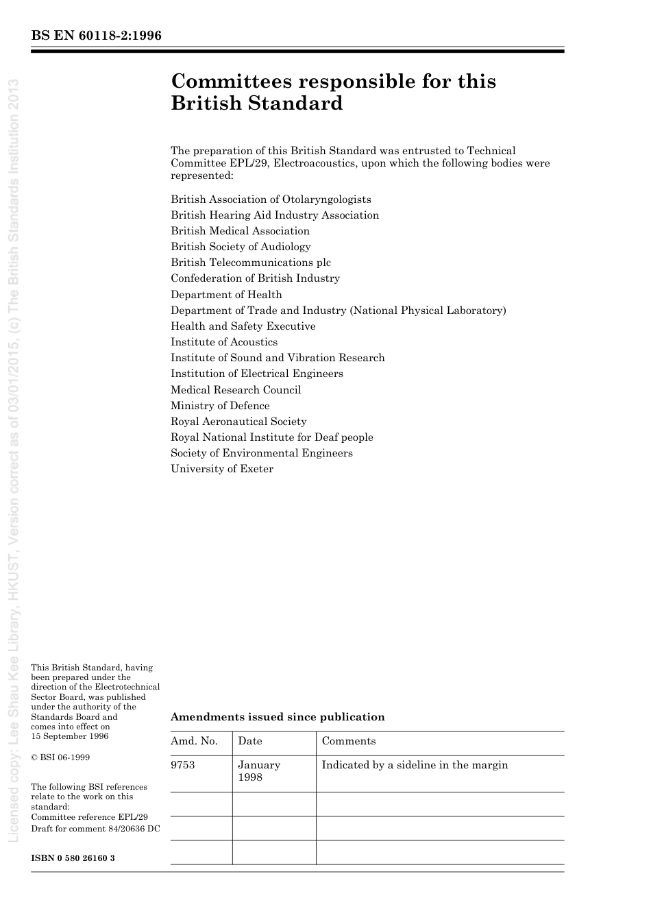 BS EN 60118-2-1996 (1999) BS 6083-2-1996.pdf_第2页