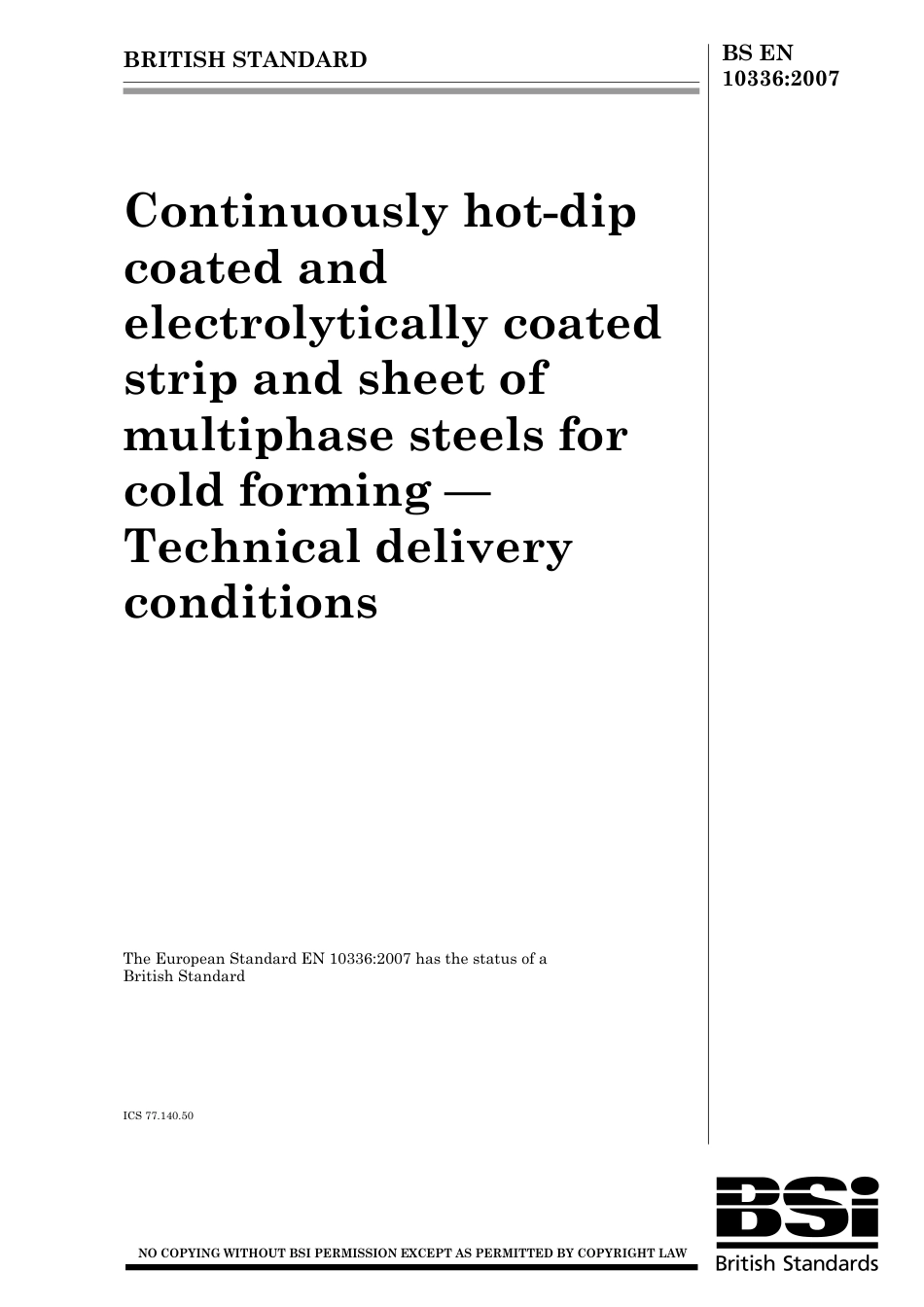 BS EN 10336-2007.pdf_第1页