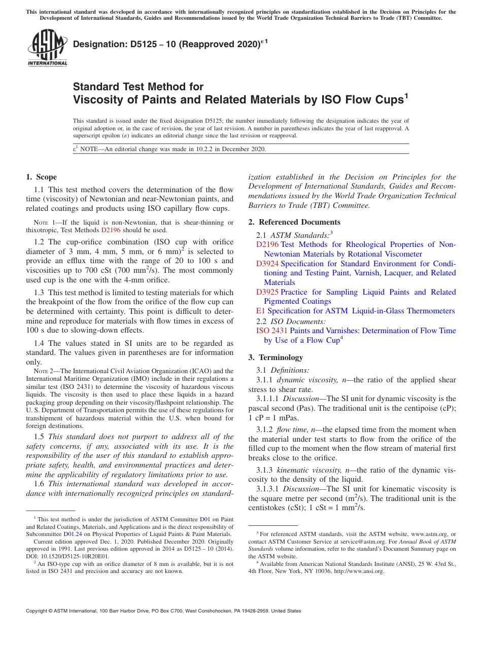 ASTM D5125 - 10 (2020)e1.pdf_第1页