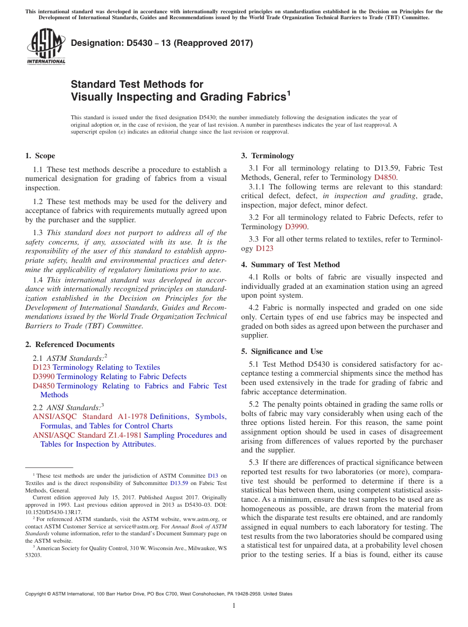 ASTM D5430 - 13 (2017).pdf_第1页