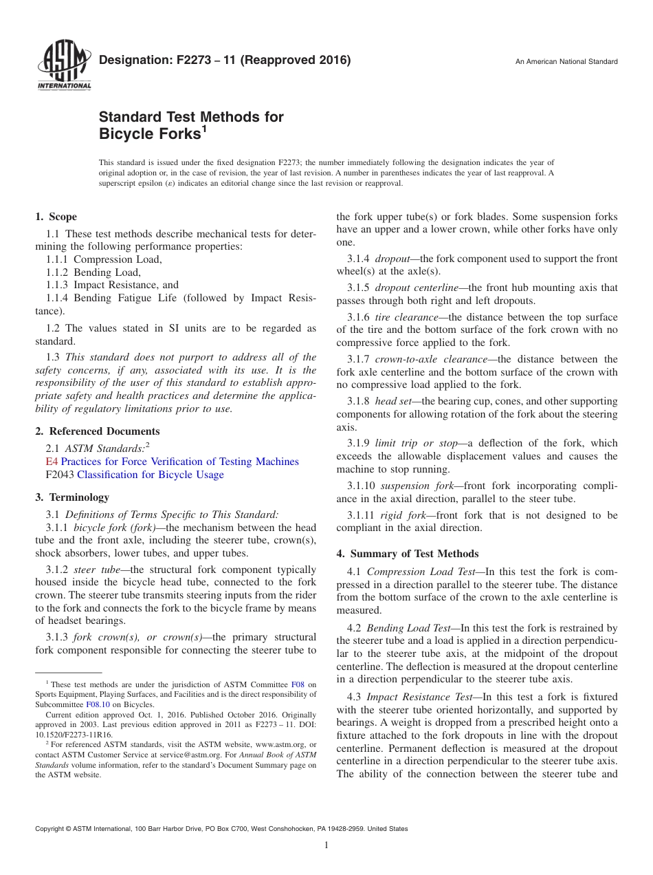 ASTM F2273 - 11 (2016).pdf_第1页