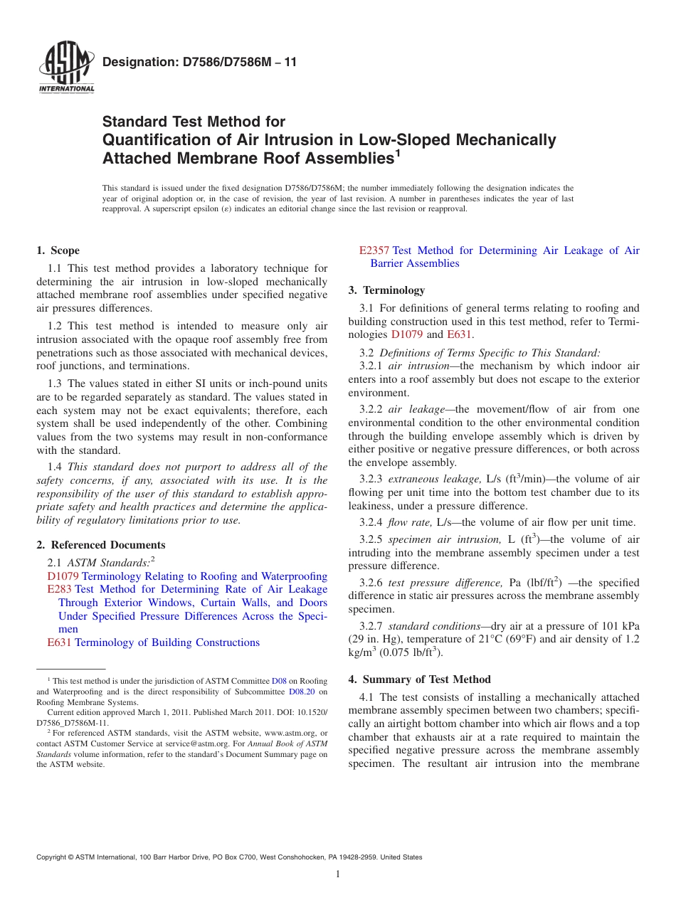 ASTM D7586 - D 7586M - 11.pdf_第1页