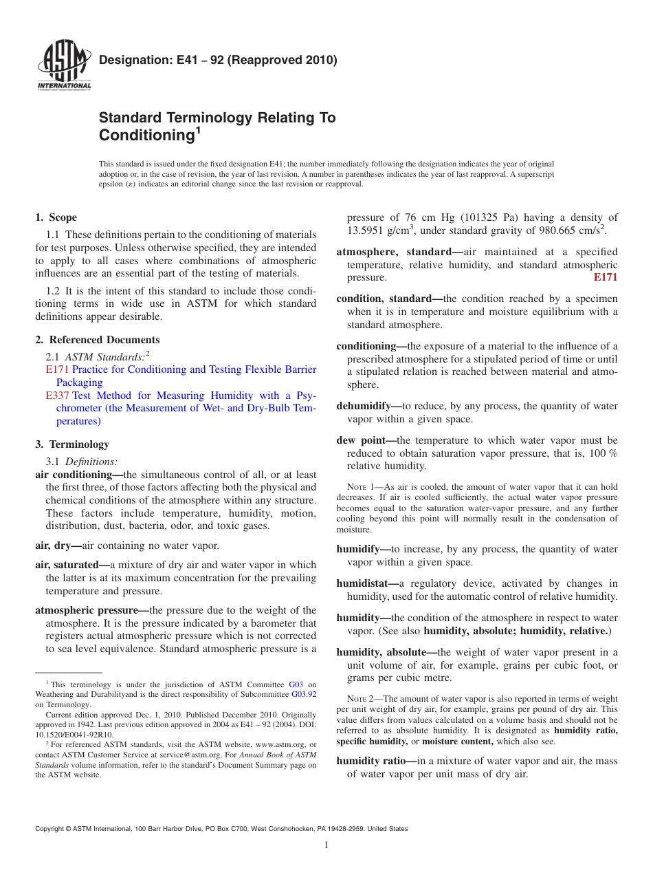 ASTM E41 - 92 (2010).pdf_第1页