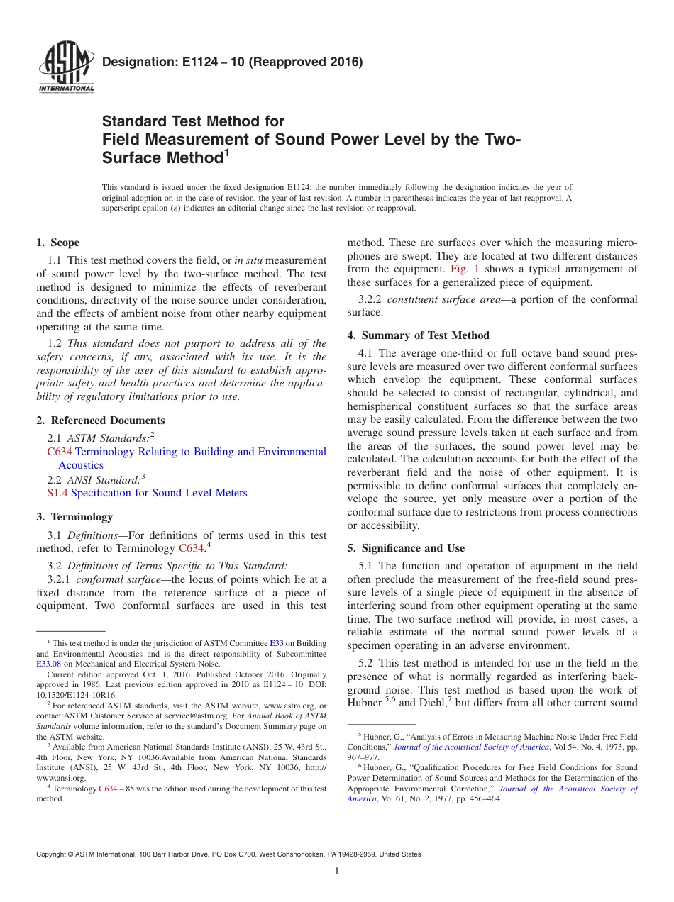 ASTM E1124 - 10 (2016).pdf_第1页