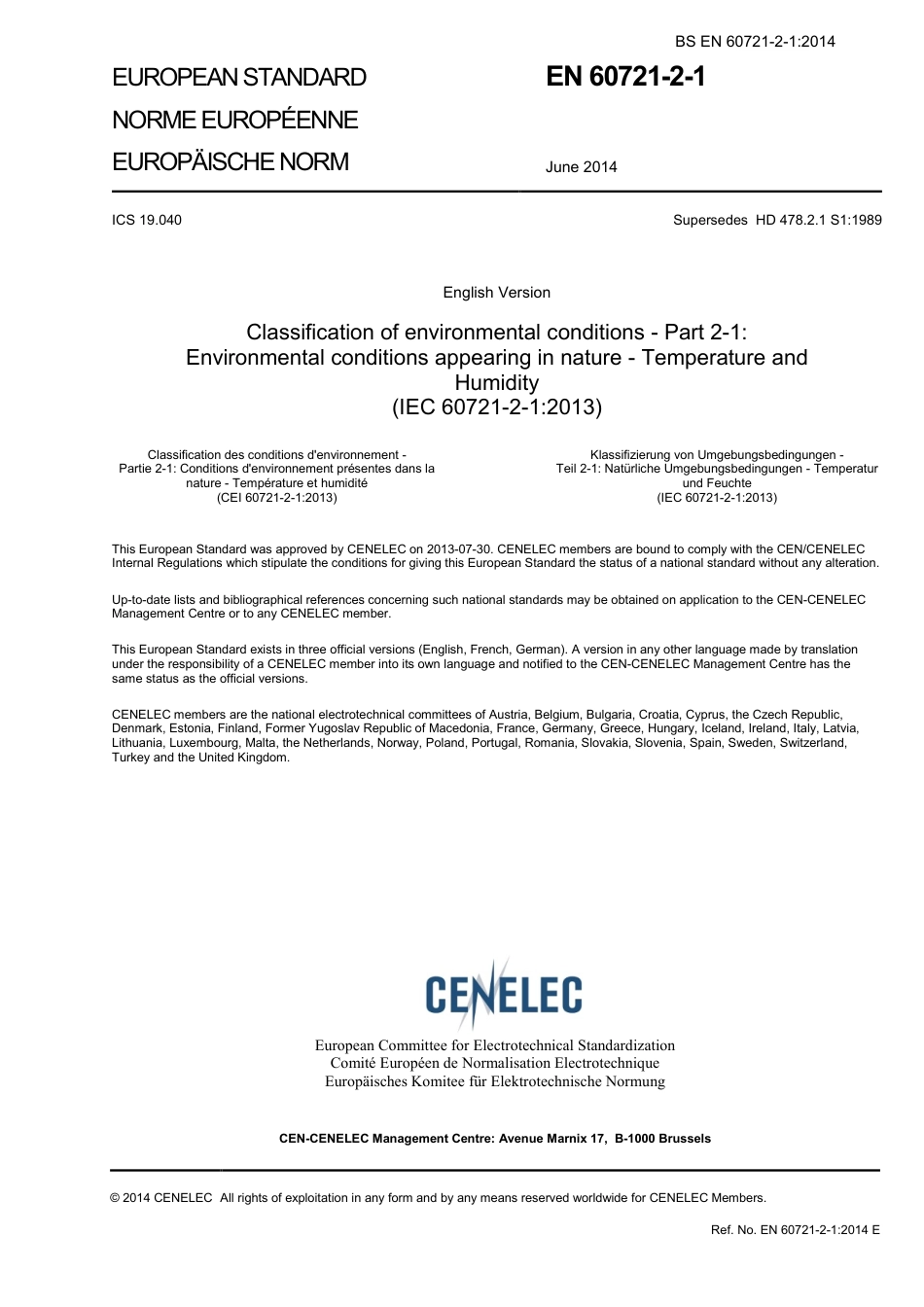 BS EN 60721-2-1-2014.pdf_第3页