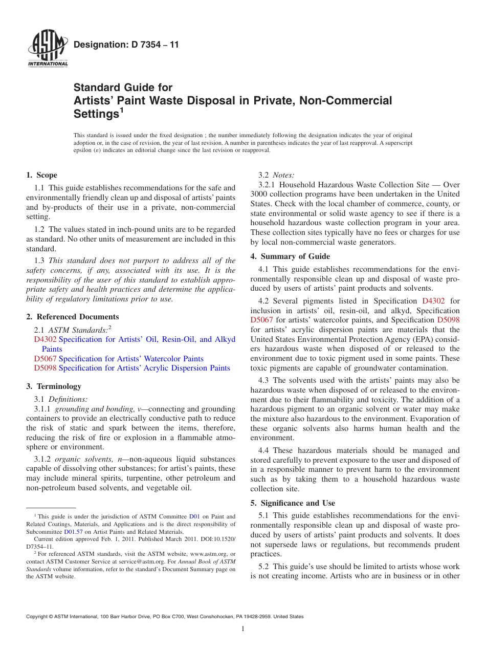 ASTM D7354 - 11.pdf_第1页