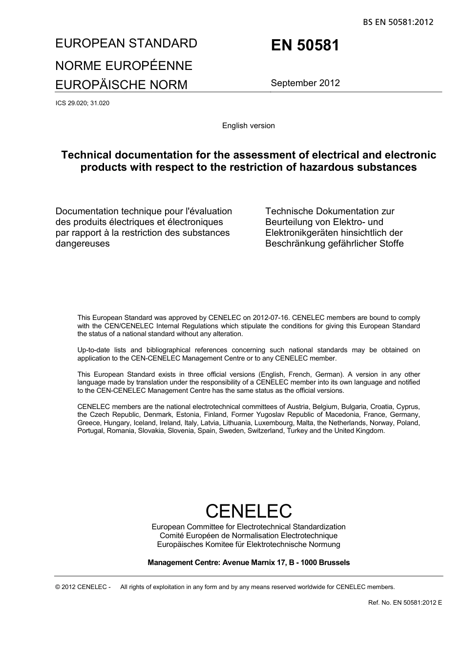 BS EN 50581-2012.pdf_第3页