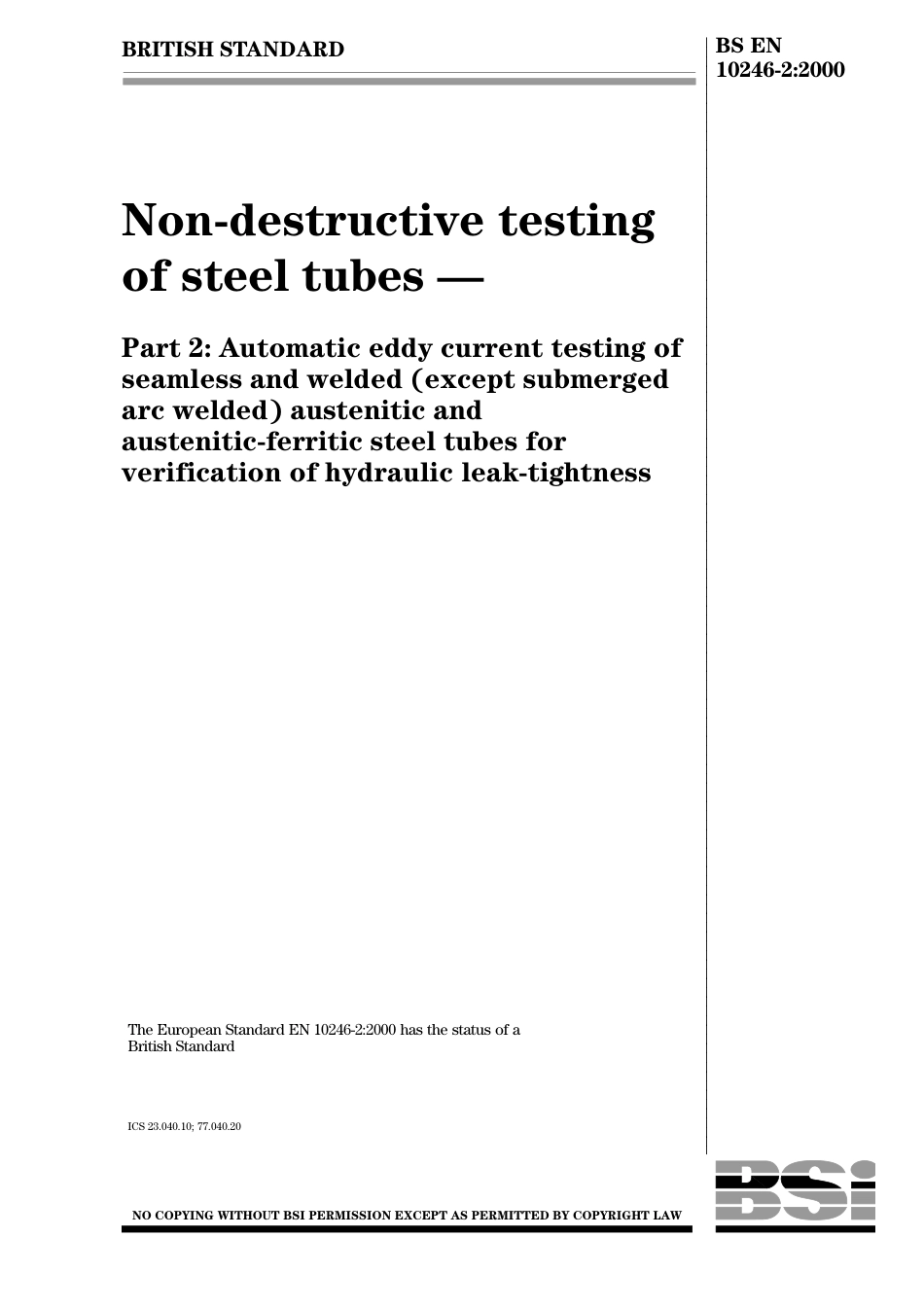 BS EN 10246-2-2000.pdf_第1页