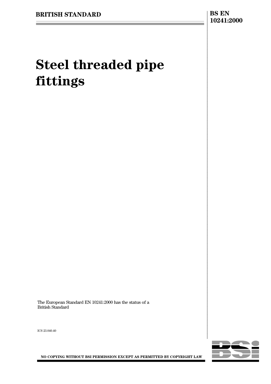 BS EN 10241-2000.pdf_第1页