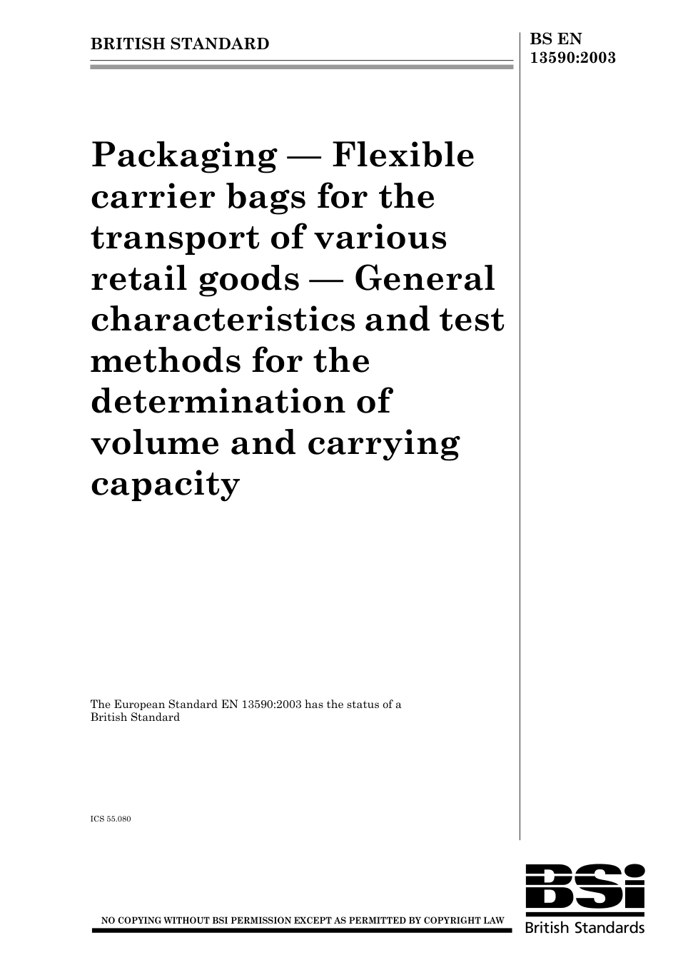 BS EN 13590-2003.pdf_第1页