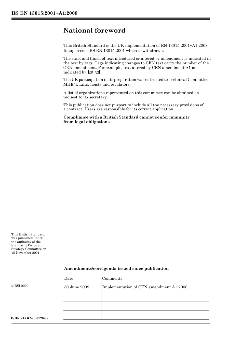 BS EN 13015-2001 + A1-2008 (2009).pdf_第2页