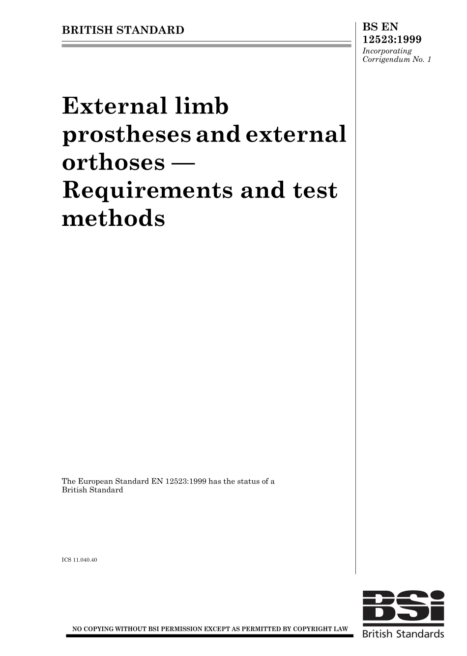 BS EN 12523-1999 (2003).pdf_第1页