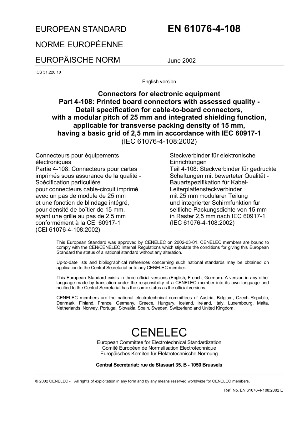 BS EN 61076-4-108-2002.pdf_第3页