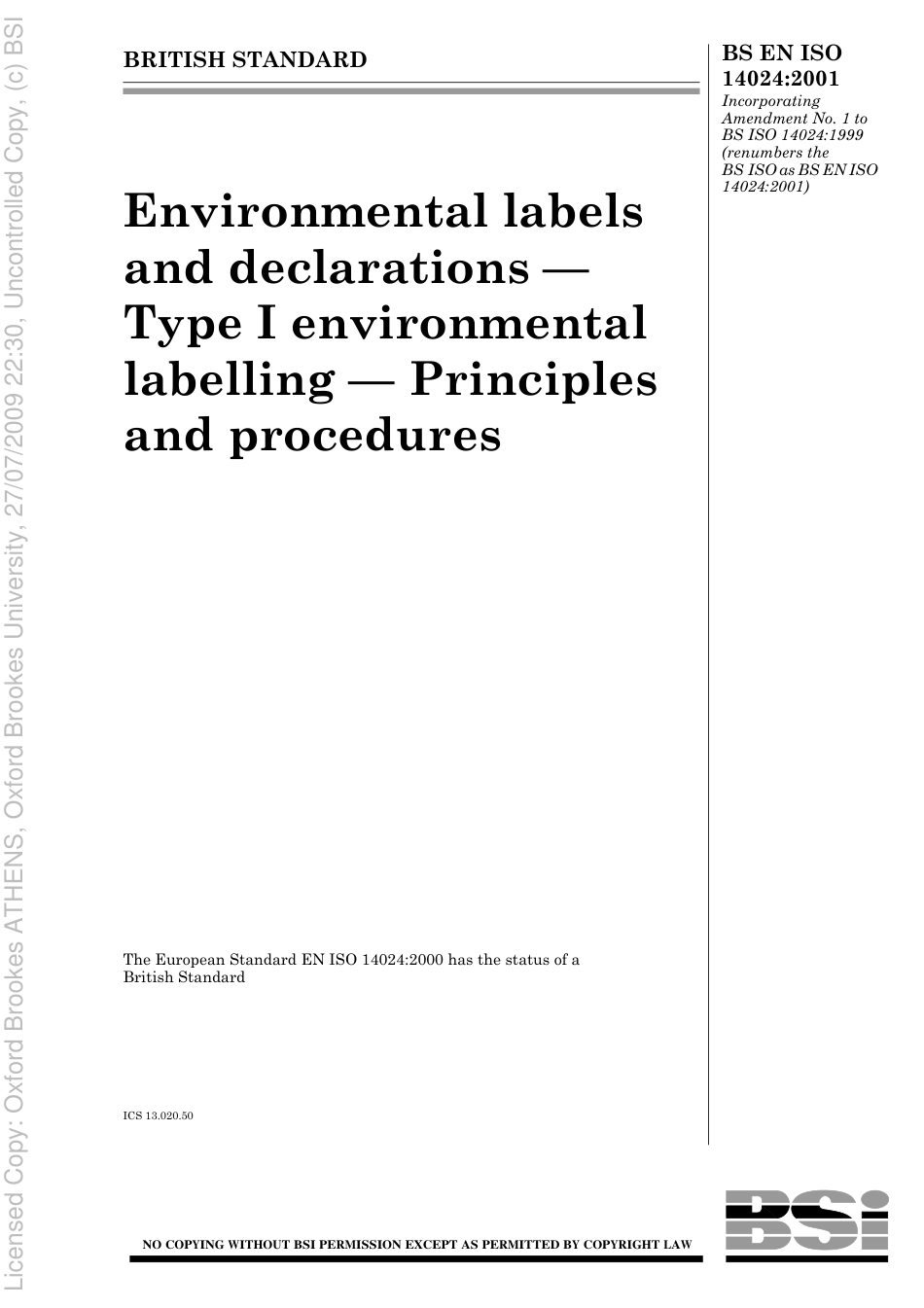 BS EN ISO 140242001.pdf_第1页