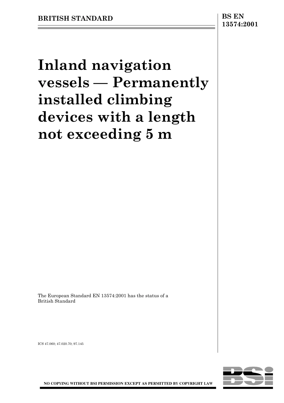 BS EN 13574-2001.pdf_第1页