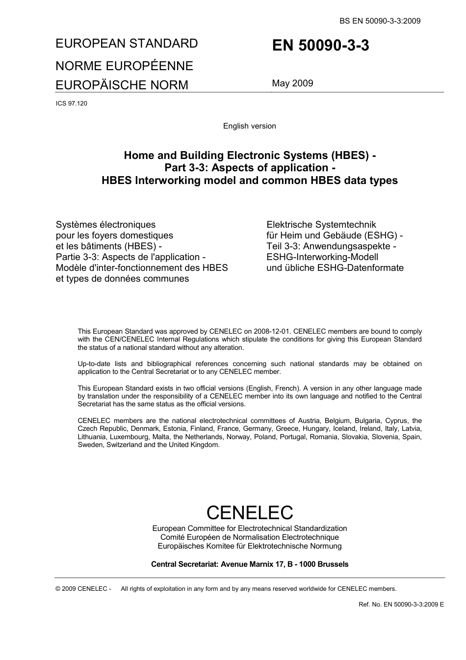 BS EN 50090-3-3-2009.pdf_第3页