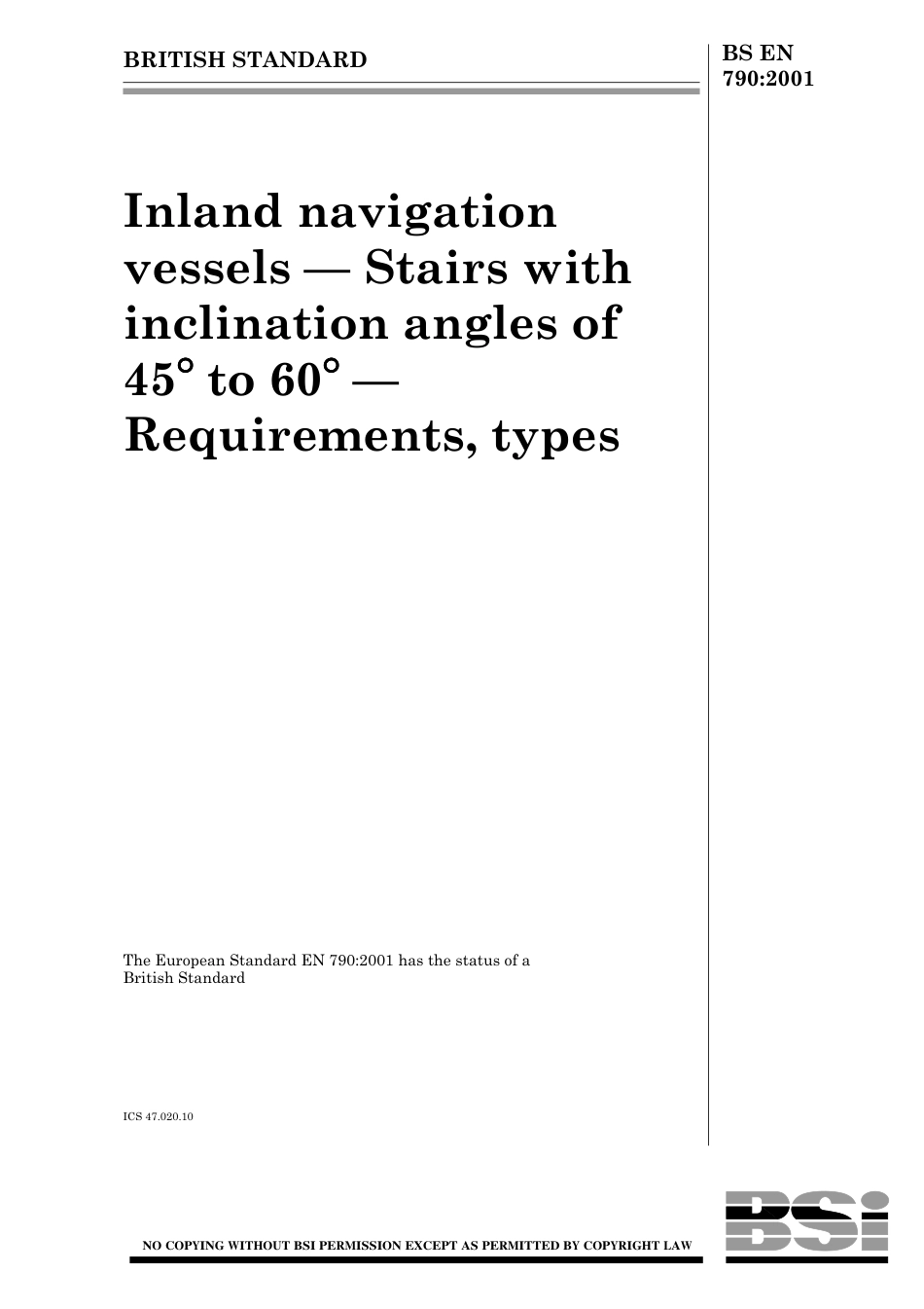 BS EN 00790-2001.pdf_第1页