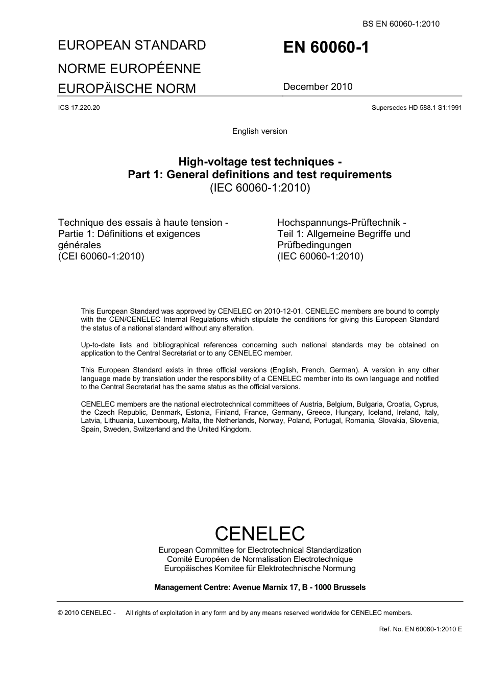 BS EN 60060-1-2010.pdf_第3页