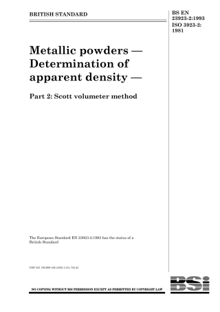 BS EN 23923-2-1993 (2000) ISO 3923-2-1981.pdf