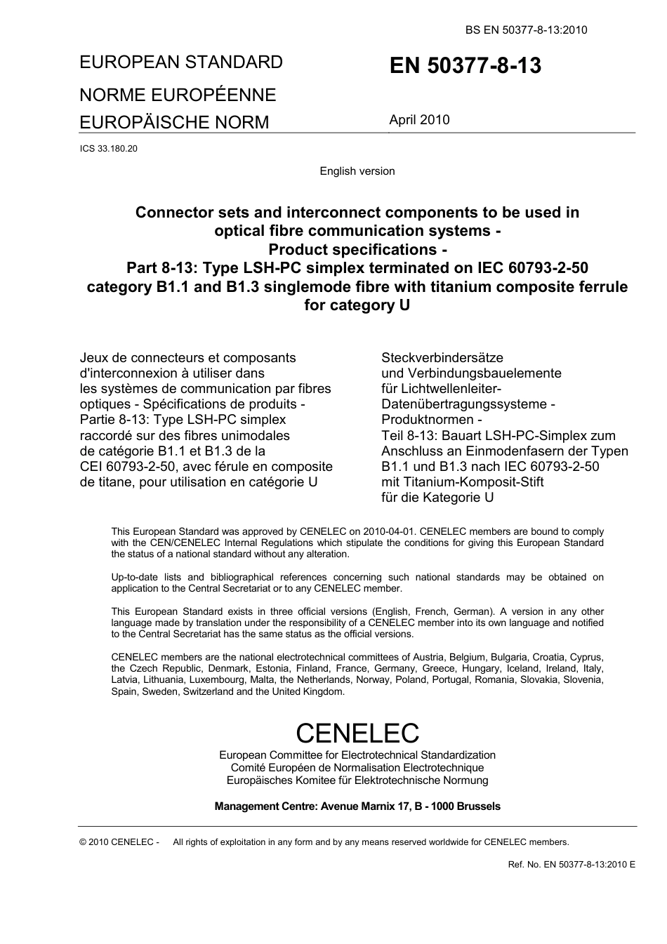 BS EN 50377-8-13-2010.pdf_第3页