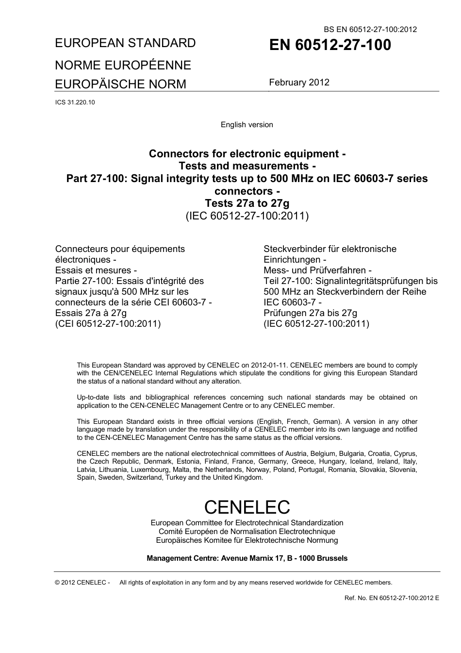 BS EN 60512-27-100-2012.pdf_第3页