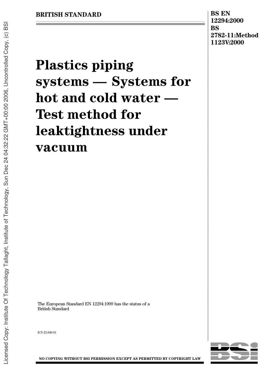 BS EN 12294-2000.pdf_第1页