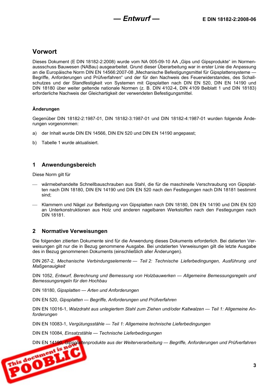 DIN 18182-2꞉2008 (DE) - Draft ᴾᴼᴼᴮᴸᴵᶜᴽ.pdf_第3页