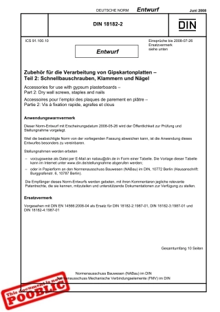DIN 18182-2꞉2008 (DE) - Draft ᴾᴼᴼᴮᴸᴵᶜᴽ.pdf