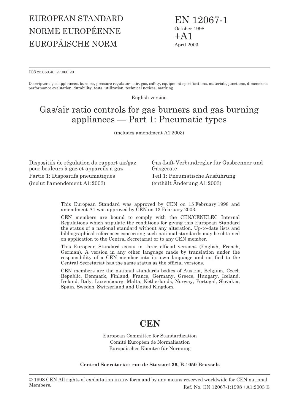 BS EN 12067-1-1999 (2003).pdf_第3页