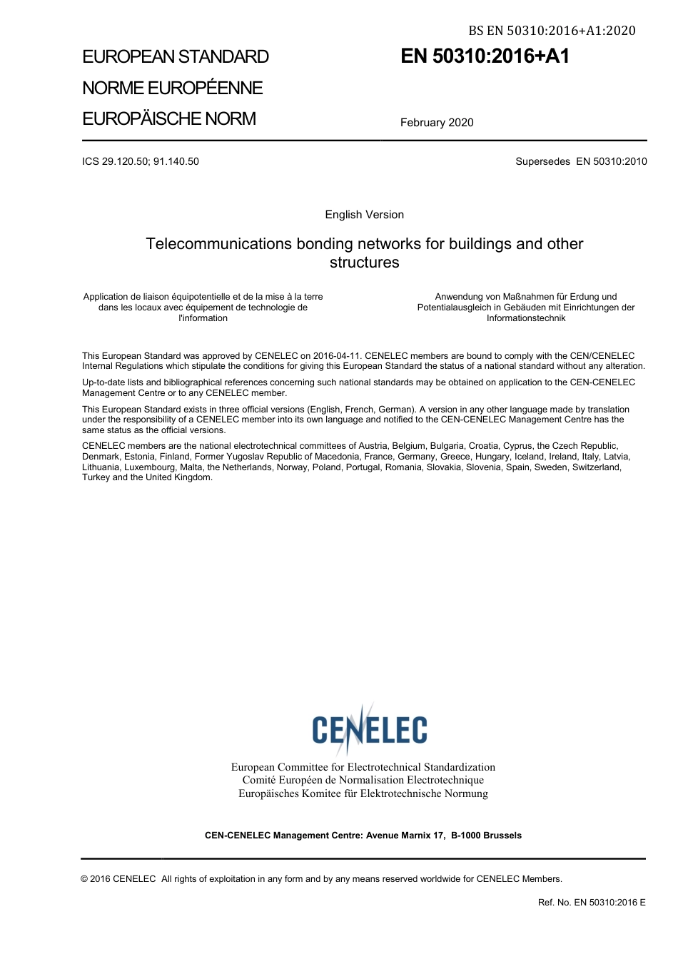 BS EN 50310-2016 + A1-2020.pdf_第3页
