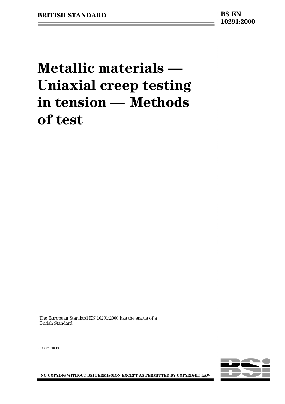 BS EN 10291-2000.pdf_第1页