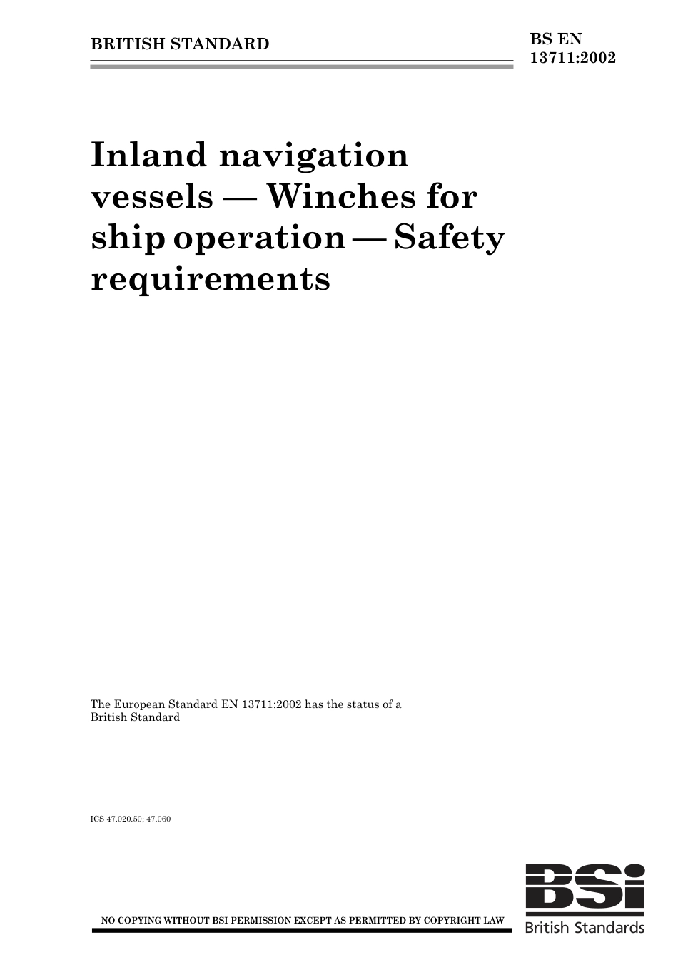 BS EN 13711-2002.pdf_第1页