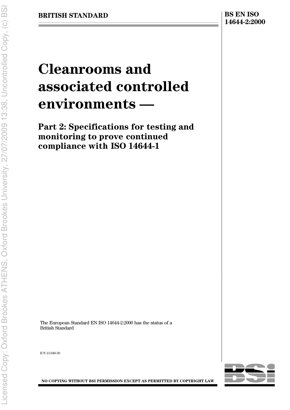 BS ISO 14644-22000.pdf_第1页