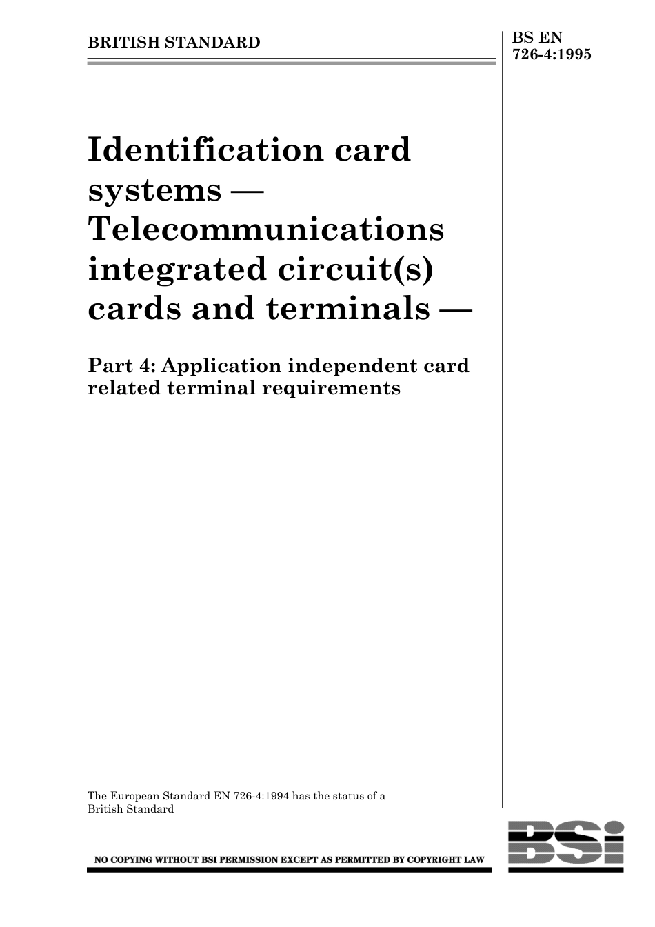 BS EN 00726-4-1995 (1999).pdf_第1页