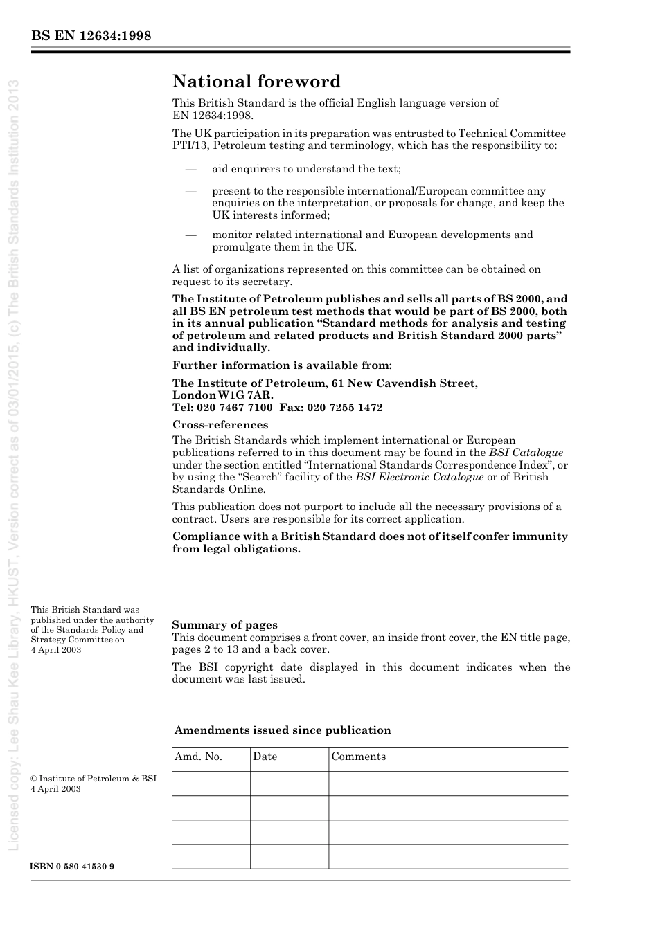 BS EN 12634-1998 (2003) BS 2000-449-1998.pdf_第2页