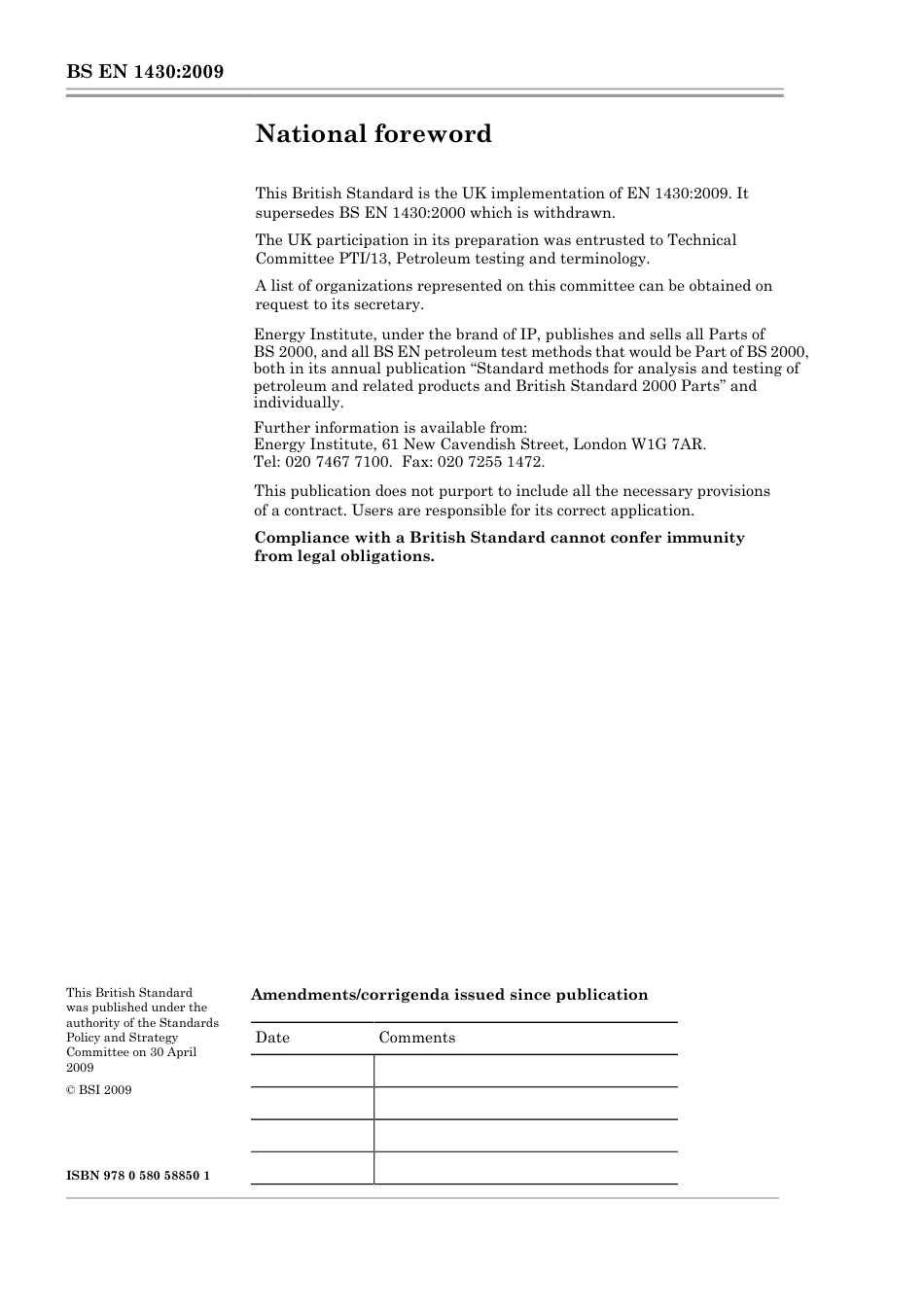 BS EN 01430-2009 (BS 2000-292-2009).pdf_第2页