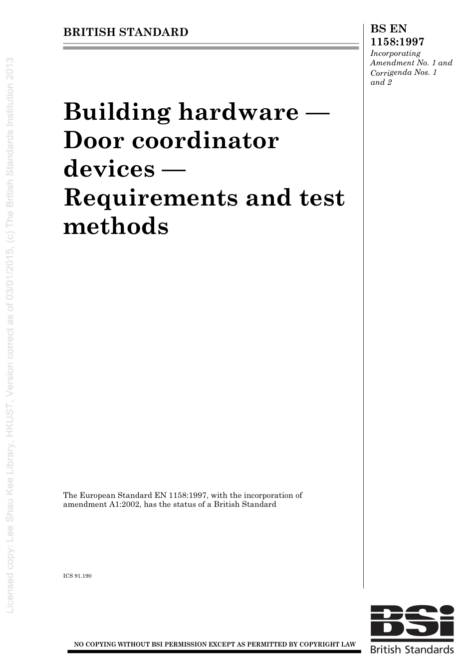 BS EN 01158-1997 (2006).pdf_第1页