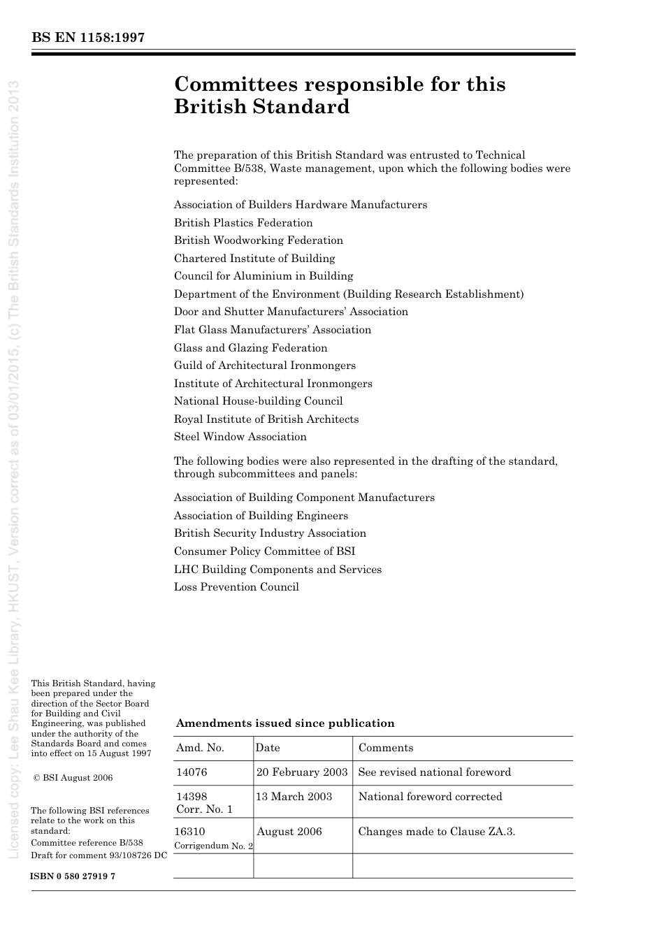 BS EN 01158-1997 (2006).pdf_第2页