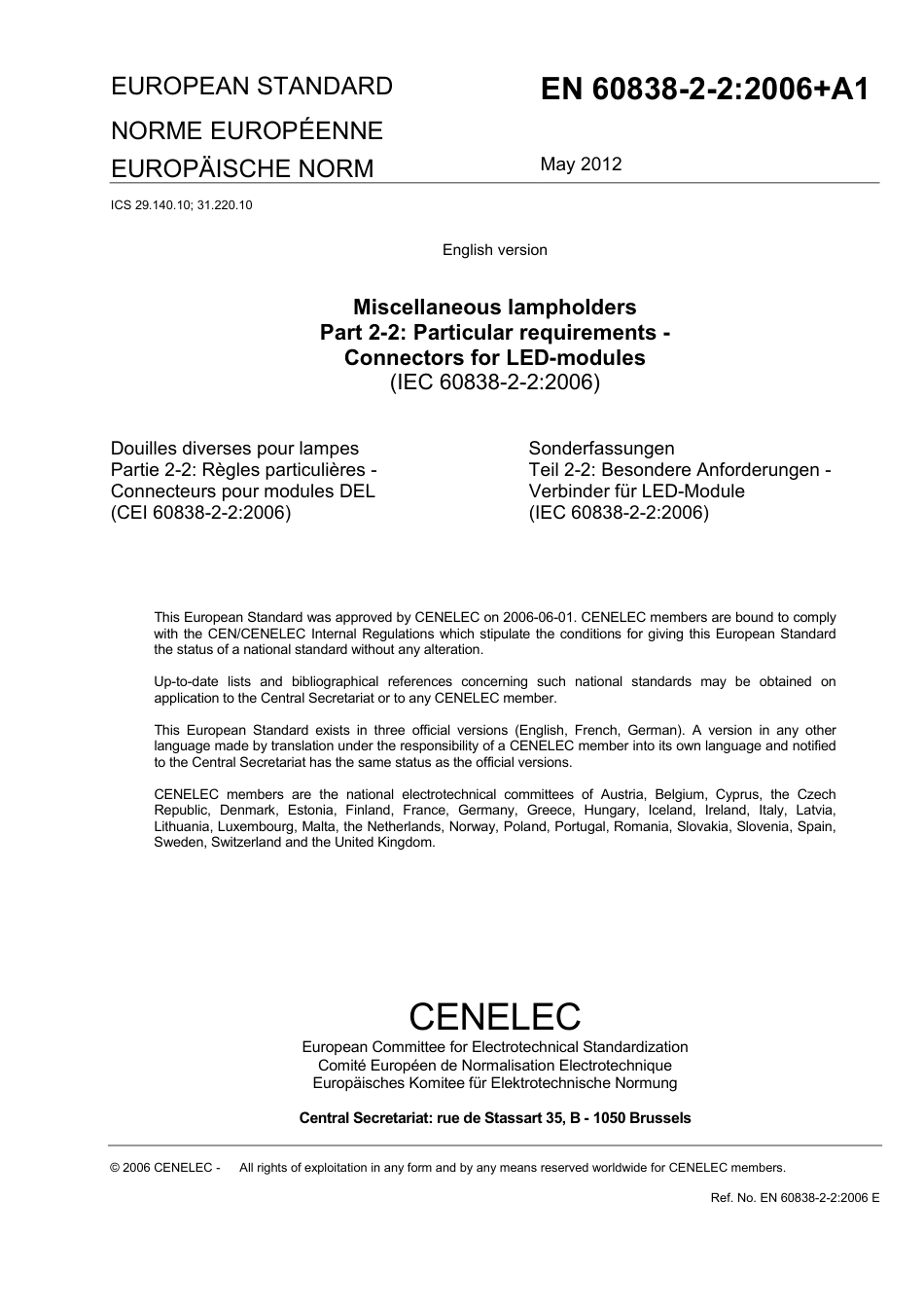 BS EN 60838-2-2-2006 + A1-2012.pdf_第3页